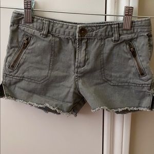 PEEK Grey cut off shorts 8